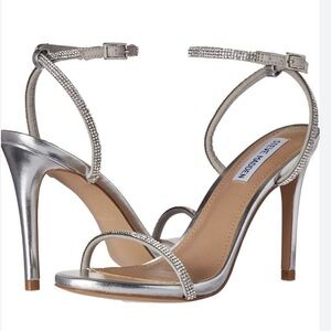 Steve Madden Silver Heels